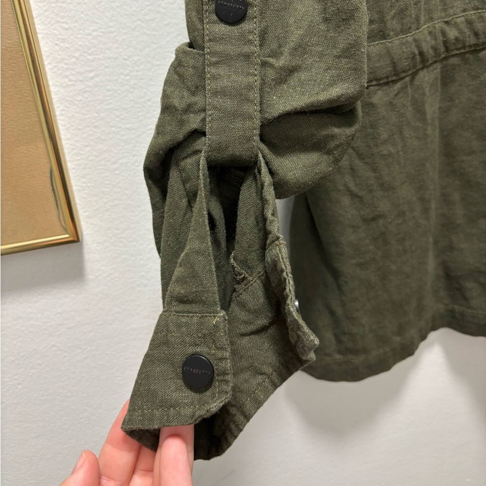 Sanctuary Explorer Linen Drawstring Utility Jacket - image 4